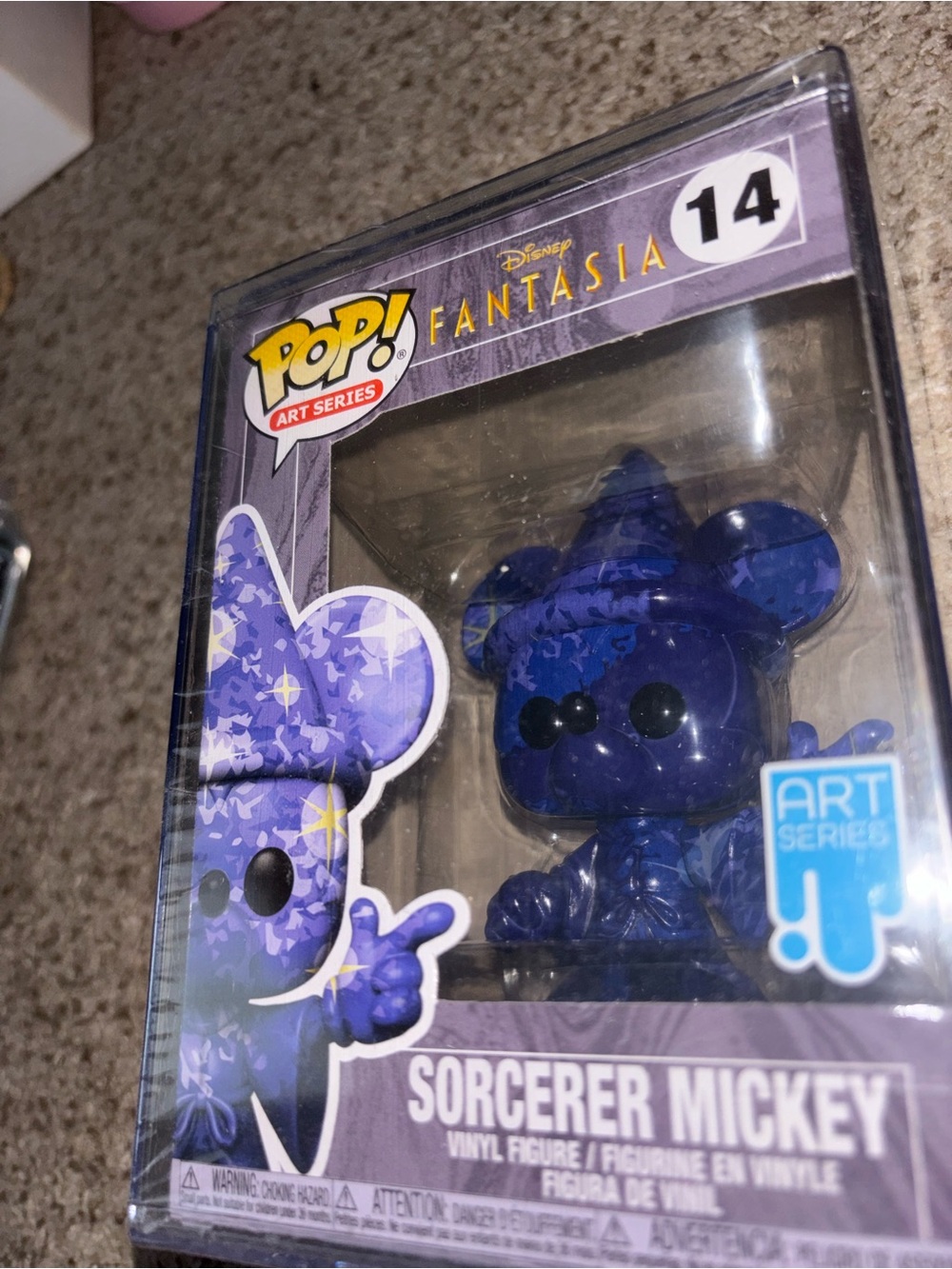 Disney Sorcerer Mickey Art Series Vinyl Figure - Blue